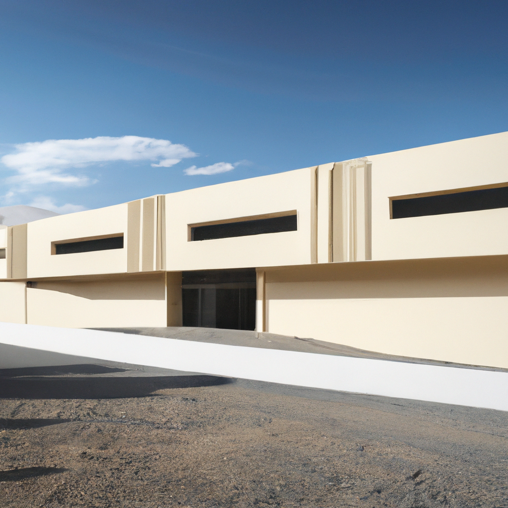 Campus moderno en Lima con los Andes al fondo